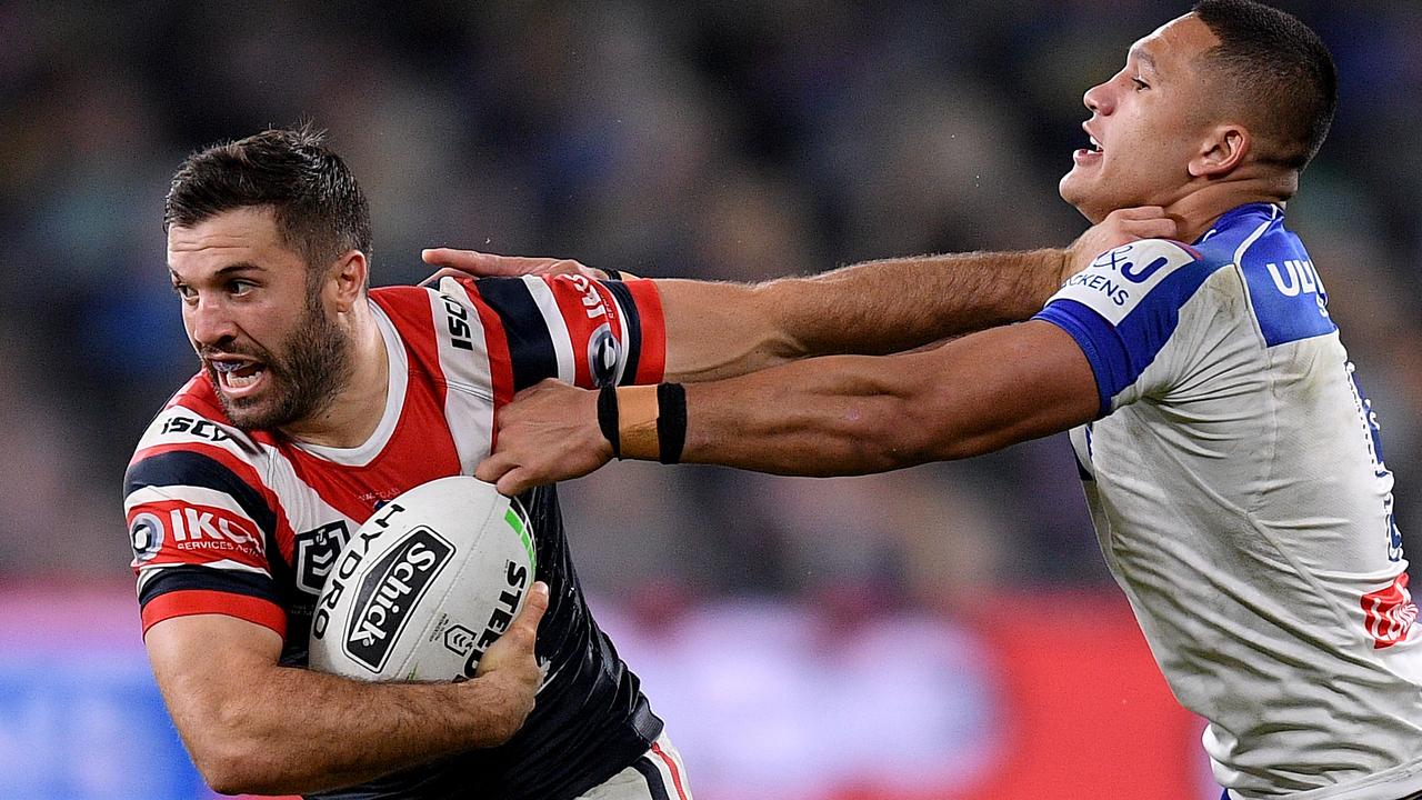 James Tedesco went off against the Dogs.