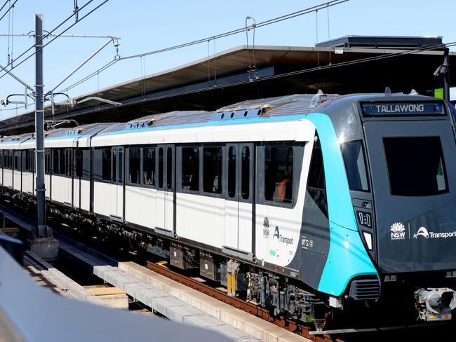 Sydney Metro's new trains for the City & Southwest line have undergone safety testing, marking a major milestone in the multi-billion-dollar project.The testing, which took place on Sunday, August 21, 2022, was carried out on the Northwest line between Tallawong and Chatswood.The Northwest line was closed to commuters during the testing operation. The trains, which will be driverless when they come into operation, had a driver and controller on board in case of an emergency.City & Southwest, which is on schedule to become operational in 2024, will extend metro services from Chatswood on the North Shore through the CBD to Bankstown in the city's south-west.The centrepiece of the project is a new 15.5 km twin-tunnel rail crossing under Sydney Harbour and through the city to Sydenham. Picture: Supplied by NSW Government