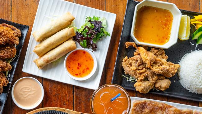 A spread at Roti Place in Brisbane City.