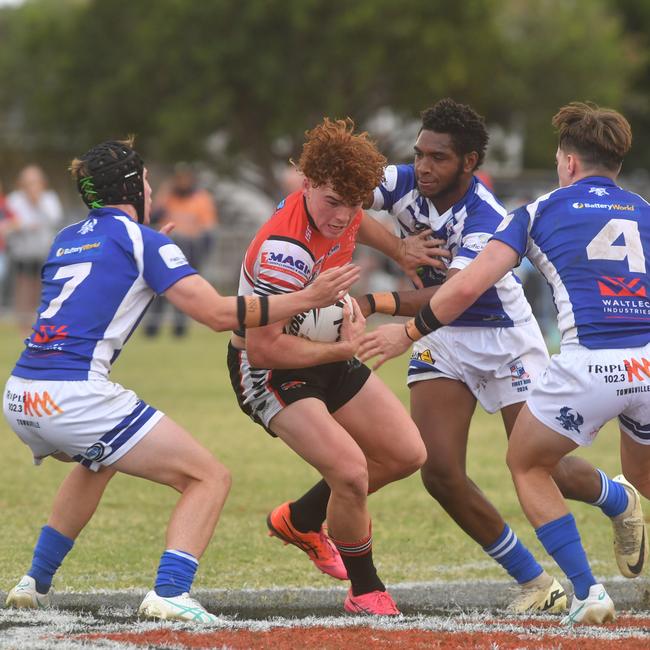 Aaron Payne Cup. Ignatius Park College against Kirwan High at Kirwan High. Kirwan captain Brookes. Picture: Evan Morgan