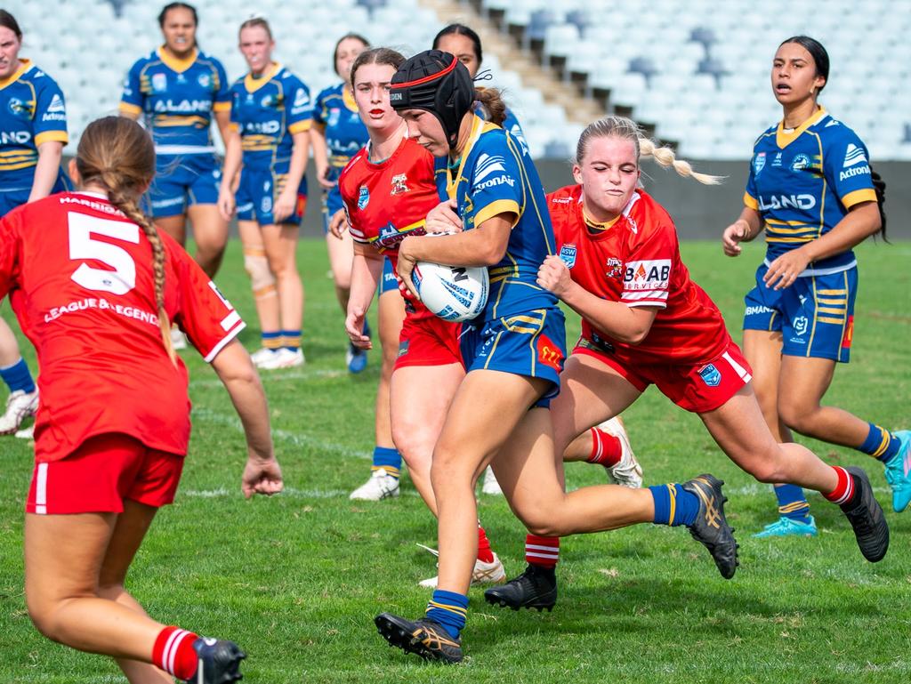 Caitlin Peadon played for Parramatta in Tarsha Gale Cup. Picture: Thomas Lisson