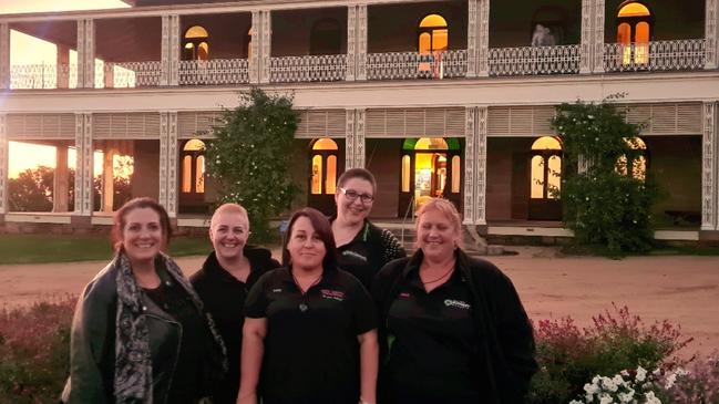 Katie Harvey and her team at Glengallan Homestead in Warwick. Wait till you see it. Photo: Katie Harvey