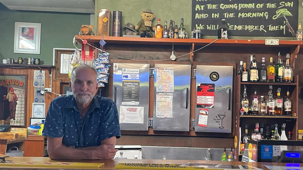 Mark McPherson will rename Charters Towers' Court House Hotel to the Courty Hotel. Picture: Supplied.