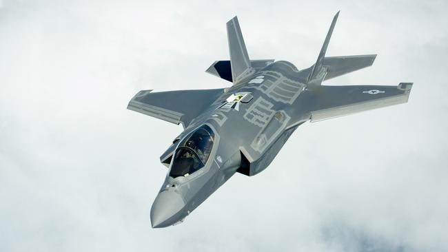 View of the SRC F-35 jet from above. Picture: SUPPLIED