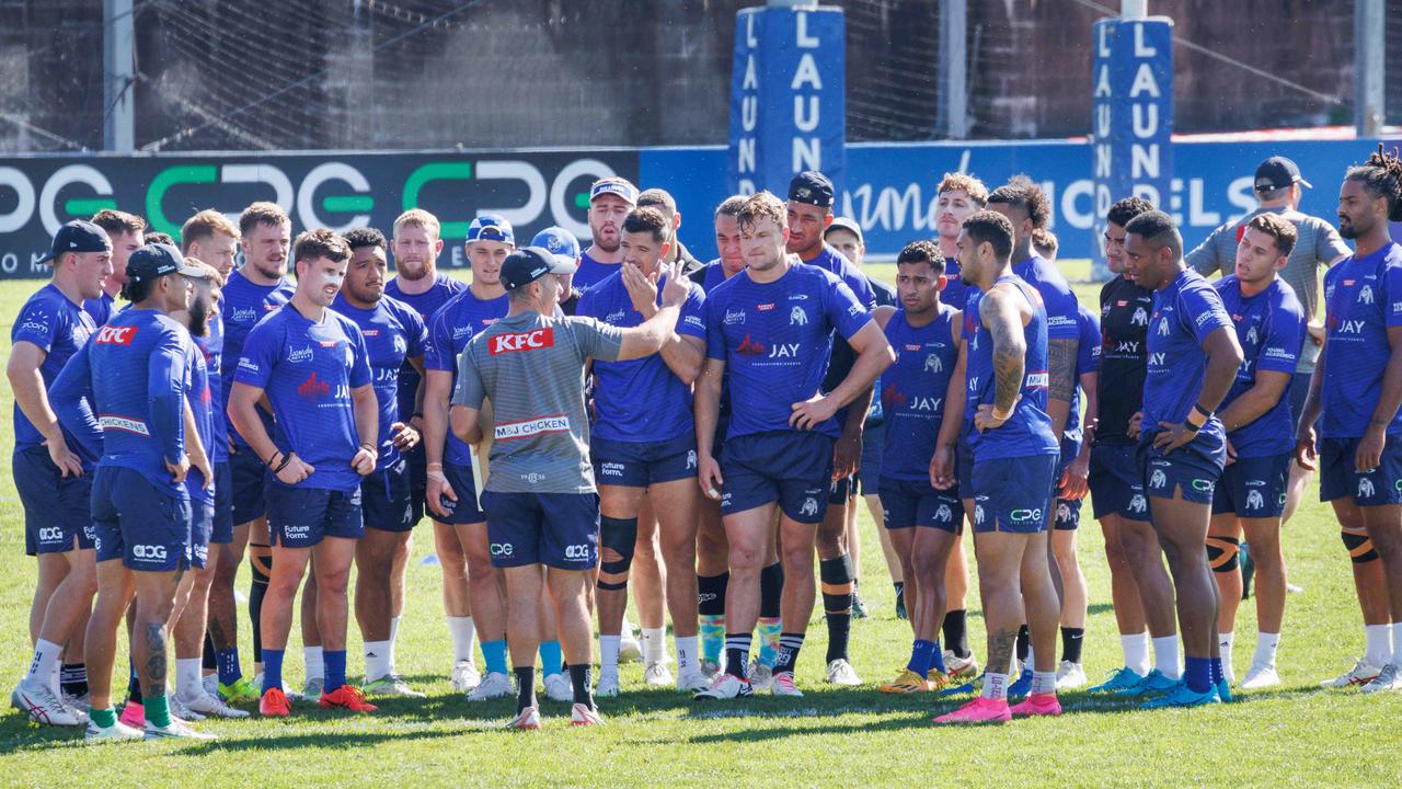 Bulldogs players at training this week. Picture: Max Mason-Hubers