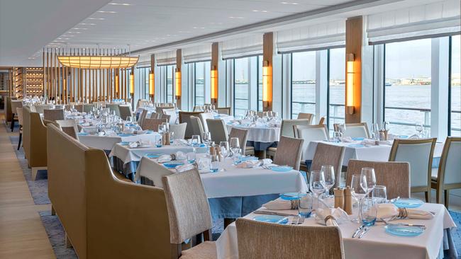 DiningThere are two main dining areas; the casual, buffet-style River Café on Deck 5 and the more formal The Restaurant on Deck 1, which serves both international and regional dishes (their soups are particularly excellent; don’t sleep on the gazpacho or gumbo if you see them on a menu).Hot tip: almost everything served at the latter is also available at the former, so if you value variety over more formal, plated service, the sun-drenched River Café is your best dining bet.And an even hotter tip, in my view the tastiest food on the ship can be found on the bright and breezy Aquavit Terrace, which is right beside the River Café, almost like an al fresco extension. This place is a temple to surf and turf, serving fresh Gulf shrimp and oysters on ice, as well as barbecue classics grilled to order, like wagyu burgers, steak and – appropriately for the destination – fresh catfish.