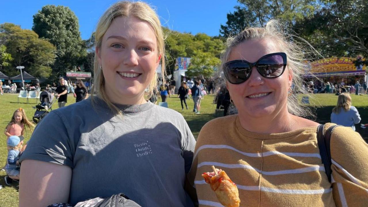 From left, Emily and Lisa Young.