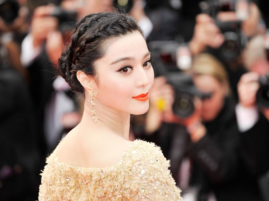 Actress Fan Bingbing went missing for four months last year. Picture: Gareth Cattermole Getty Images