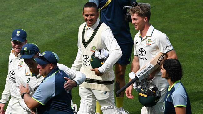 David Warner has called on Australia’s top six to score more runs after a slow start to the India series. Picture: Michael Errey / AFP