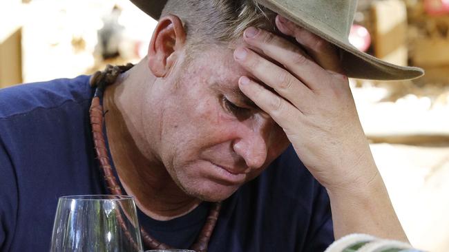 Flight risk ... Shane Warne was probably hoping security were on a break when he had to take part in the last tucker trial. Picture: Nigel Wright / Ten