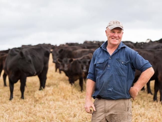 Steve Shipton was forced to shoot his cattle three-years ago after his herd was badly burnt by fires that swept through Cobargo, the moment captured by a passing photographer. Picture: Ben Marden