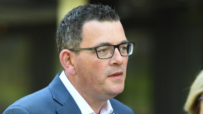 Premier of Victoria Daniel Andrews at a press conference on the weekend.