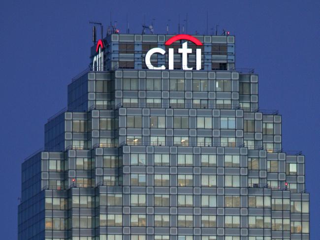 The "Citi" logo is illuminated atop the Citigroup building on Tuesday, April 10, 2007, in the Queens borough of New York. Citigroup Inc. won majority control of Nikko Cordial Corp., Japan's third-biggest brokerage, with a $13.4 billion takeover offer, the largest cash purchase by an overseas company in Japan's financial services history. Photographer: Stephen Hilger/Bloomberg News.