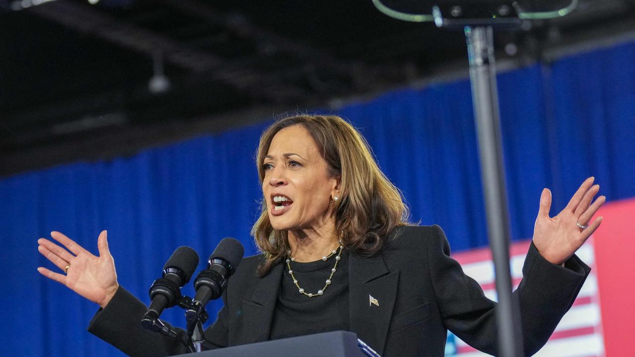 Kamala Harris has fashioned herself the “underdog” in the race and vowed to be a president for all Americans. Picture: Getty