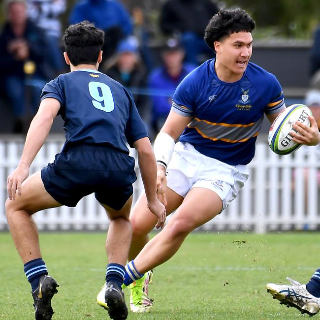 Churchie player Dre Pakeho. Picture, John Gass