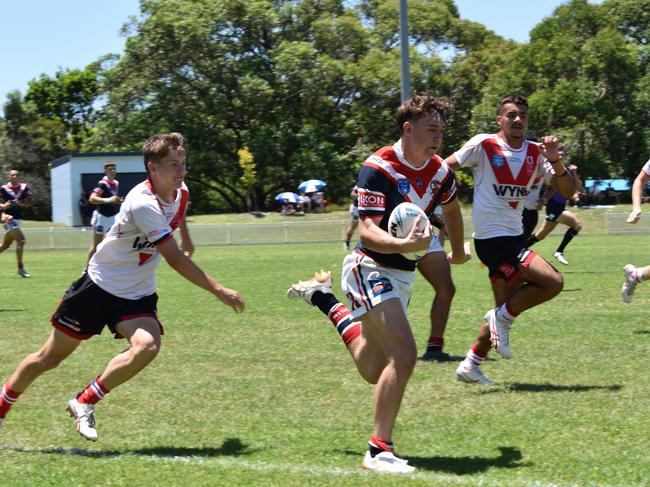 Rex Bassingthwaite of the Sydney Roosters Harold Matthews Cup team. Picture: Sean Teuma