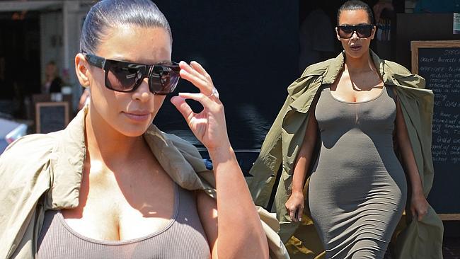 Kim Kardashian Has Lunch at Fred Segal Cafe