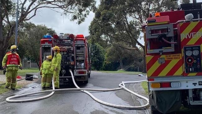 CFA were called to a house fire in Veronica St in Inverloch. Picture: Supplied