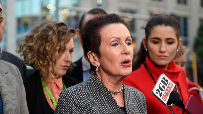 Ms Moore said she expected to have the homeless moved on by morning. Picture: AAP