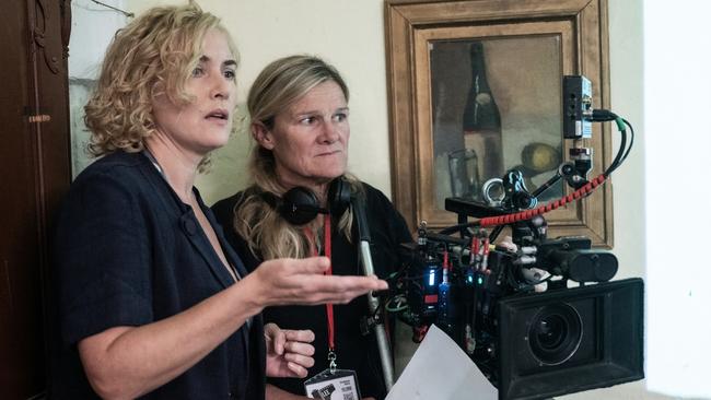 Kate Winslet, who also has a producing credit for Lee, working behind the scenes. Picture: Kimberley French