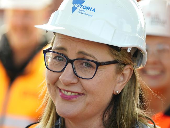 MELBOURNE AUSTRALIA - NewsWire Photos SEPTEMBER 28, 2023: Victorian Premier Jacinta Allan gives first press conference in Pakenham.Picture: NCA NewsWire / Luis Enrique Ascui