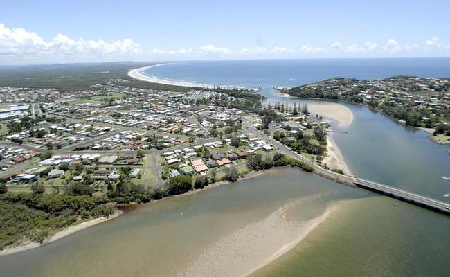 Rates row: An aerial view of Evans Head where residents have signed a petition to become part of the Ballina Shire. Picture: David Nielsen