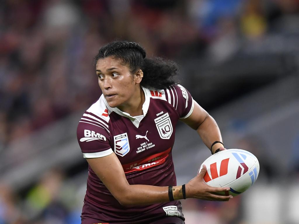 Zahara Temara has been axed by the Maroons for State of Origin Game II. Picture: NRL Imagery