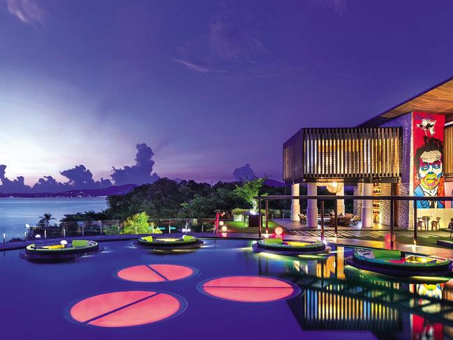 The wellness retreat location in Thailand.