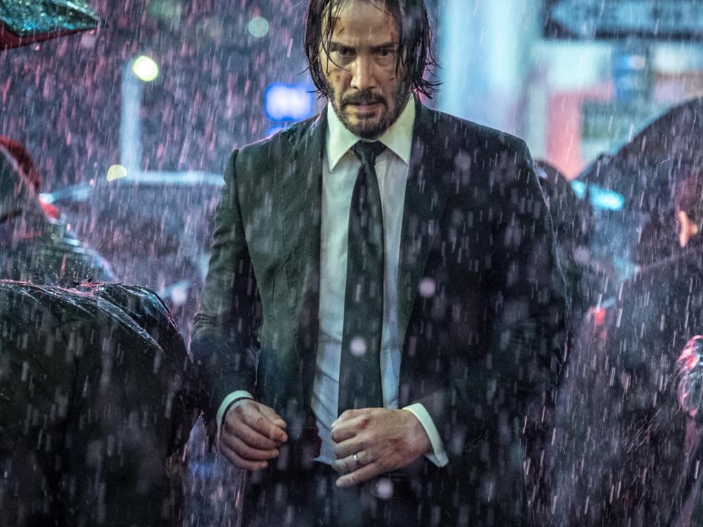 Keanu Reeves in John Wick 3.