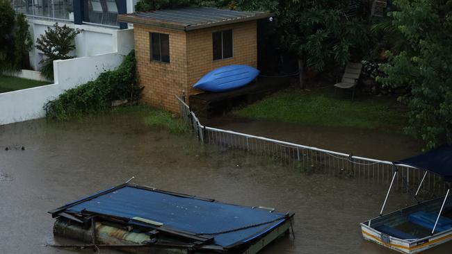 Several suburbs across South East Queensland were inundated with floodwaters. Picture: Navarone Farrell