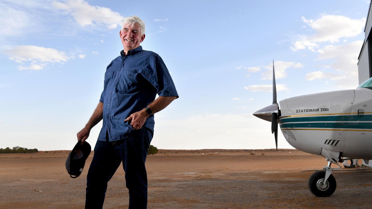 Trevor Wright owner of Wrightsair and the township of William Creek. Picture: Tricia Watkinson.