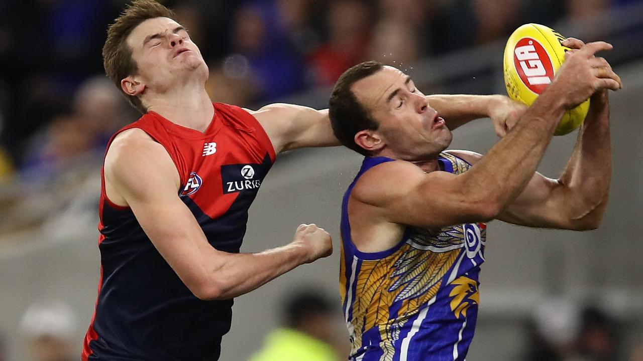 Shannon Hurn was everywhere against the Demons. Picture: Getty Images