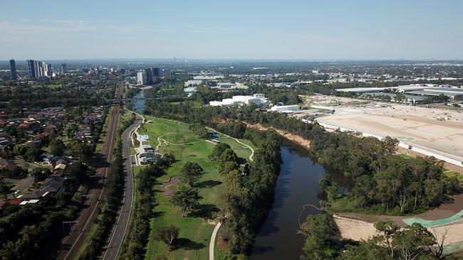 Goodman Group has bought an operating intermodal terminal in Minto in Sydney’s southwest from Qube in a deal worth $200m. Picture: Jonathan Ng