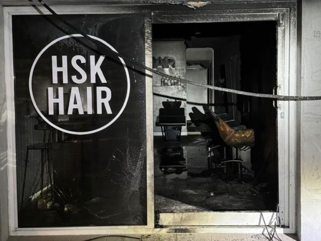 HSK Hair salon on the Gold Coast Highway posted this after a fire tore through the premises.