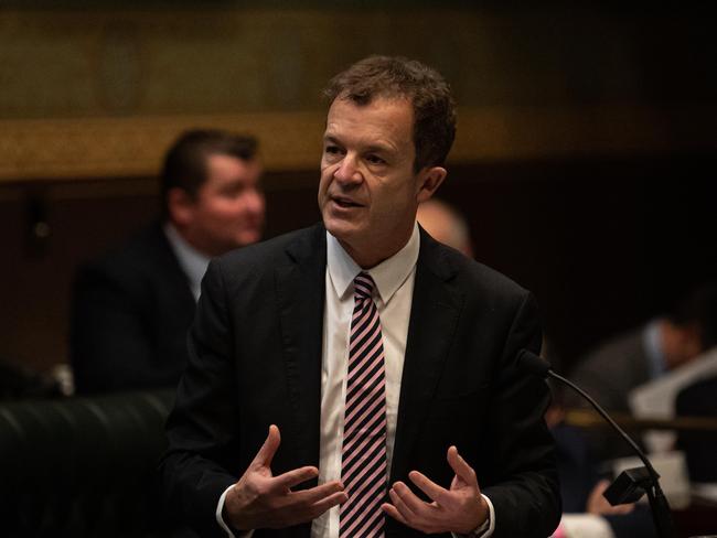 Mark Speakman during question time. Picture: NCA NewsWire / Flavio Brancaleone