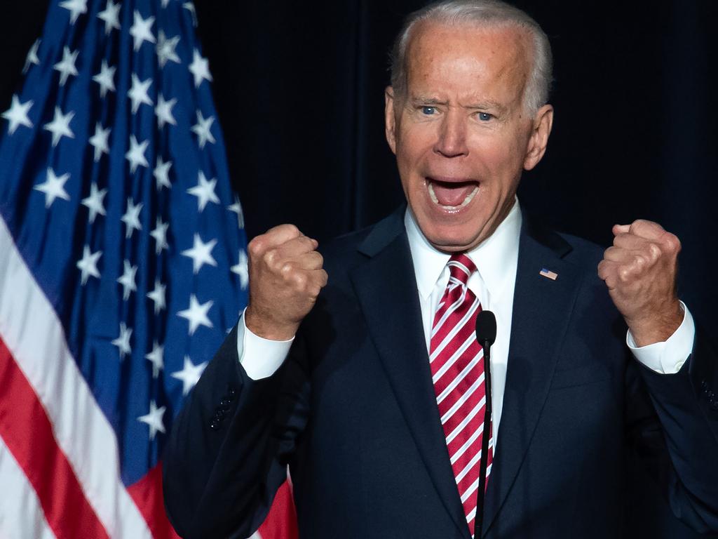 Joe Biden has something on his side Hillary Clinton never had. Picture: SAUL LOEB / AFP