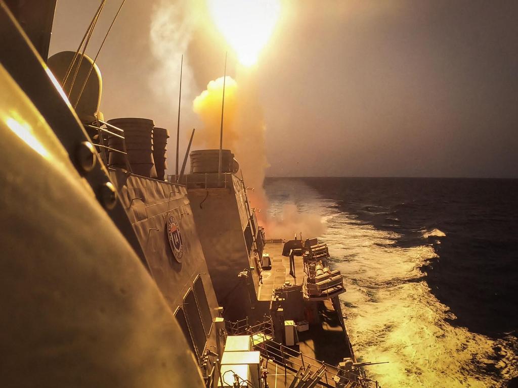 Red Sea US warship, commercial vessels attacked by Houthis The