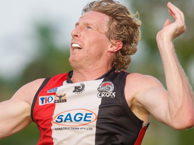 Ed Barlow as Southern Districts take out the first Preliminary final over Buffs in the mens Premier League.Picture GLENN CAMPBELL