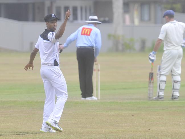 Northern Districts captain Taj Dosanjh sets the field during the North Coast Cricket Council Premier League round 6 match between Harwood and Northern Districts at Woolgoolga in 2019. Photo: Bill North