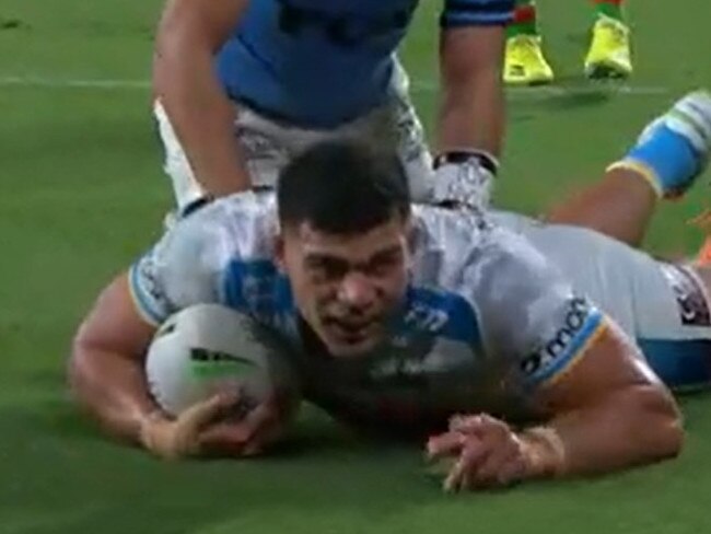 David Fifita completes the hattrick.