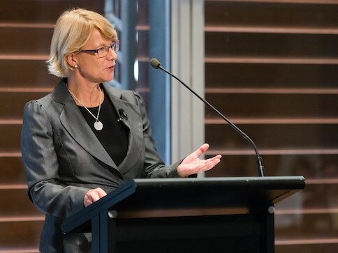 Group Managing Director of Coca-Cola Amatil Alison Watkins says although the workforce has changed to create a society that is more supportive of female leaders since she first began working, there’s still a way to go. Picture: MIKULAS JAROS/EVENT PHOTOS AUSTRALIA