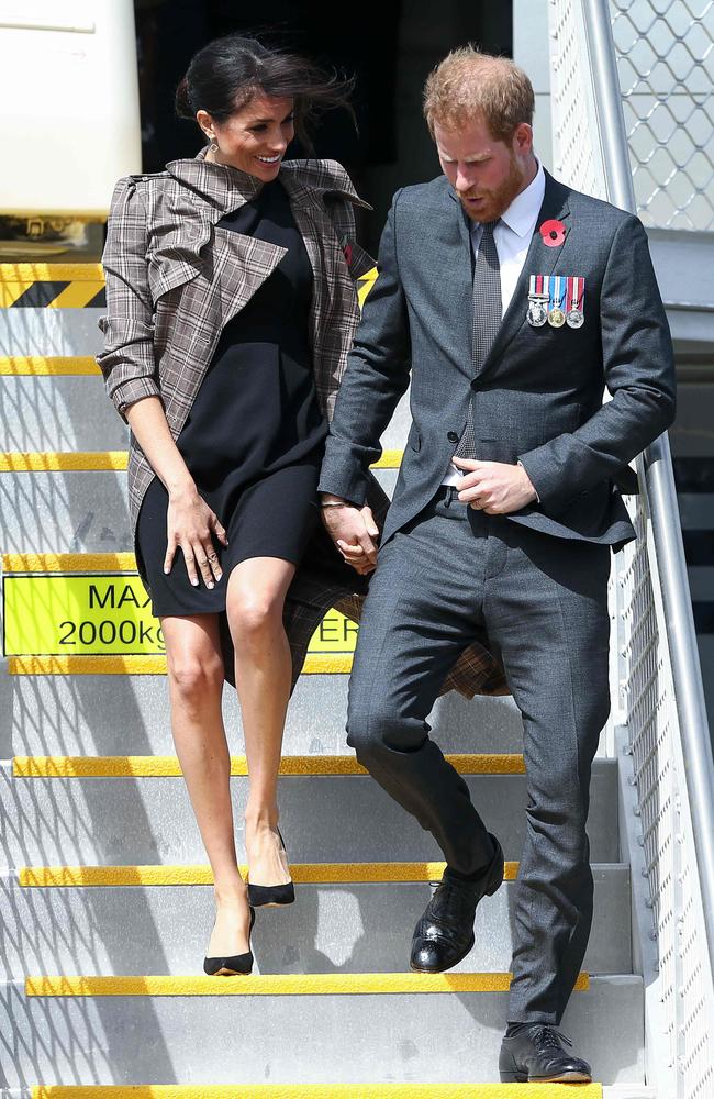 OCTOBER 28, 2018 - Where: Wellington, New Zealand. Wearing: Karen Walker coat and ASOS dress. Picture: Hagen Hopkins/AFP