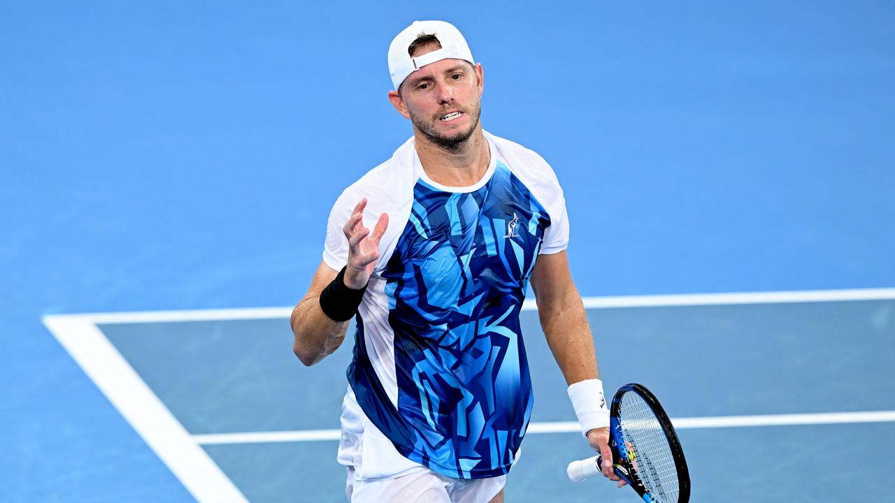 Despite an easy start on the back of Rune errors, James Duckworth has dropped his quarter-final clash. Picture: Getty Images