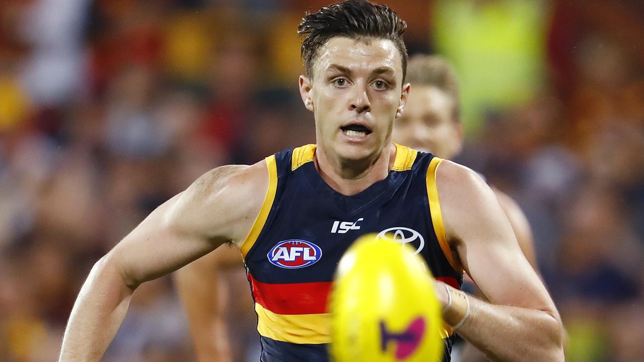 The Crows werenn’t happy with Jake Lever’s decision to leave. Picture: Michael Klein