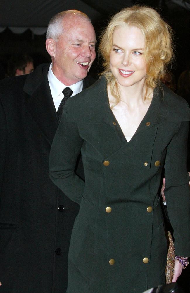 Kidman and father Antony in 2005. Picture: Getty