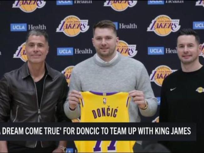 “Dream come true” – Doncic on LBJ duo