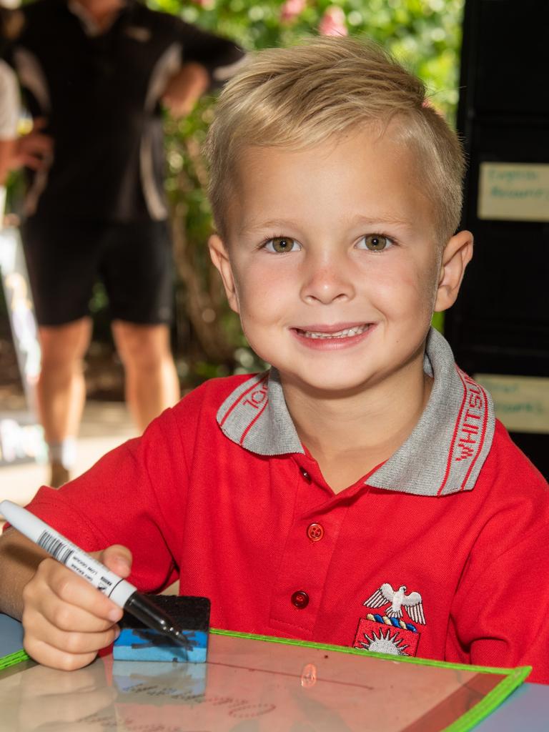 Owen Stritzke starting prep at Whitsunday Anglican School. Picture: Michaela Harlow