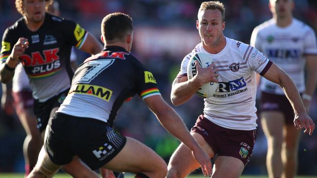 DCE was on the front foot against Nathan Cleary’s Penrith. (Tony Feder/Getty Images)