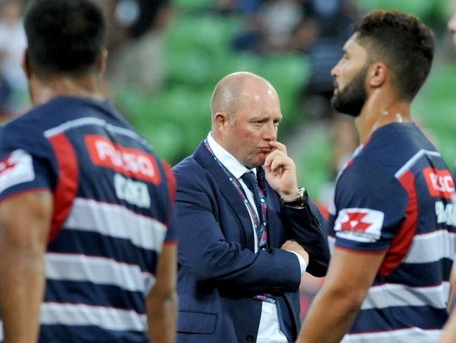 Rebels coach Tony McGahan says players and staff are all feeling the pressure