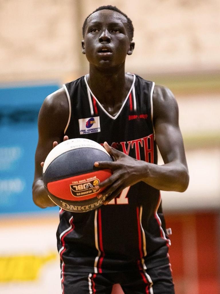 Joshua Duach in action as a junior for NBL1 club Kilsyth. Picture: Supplied